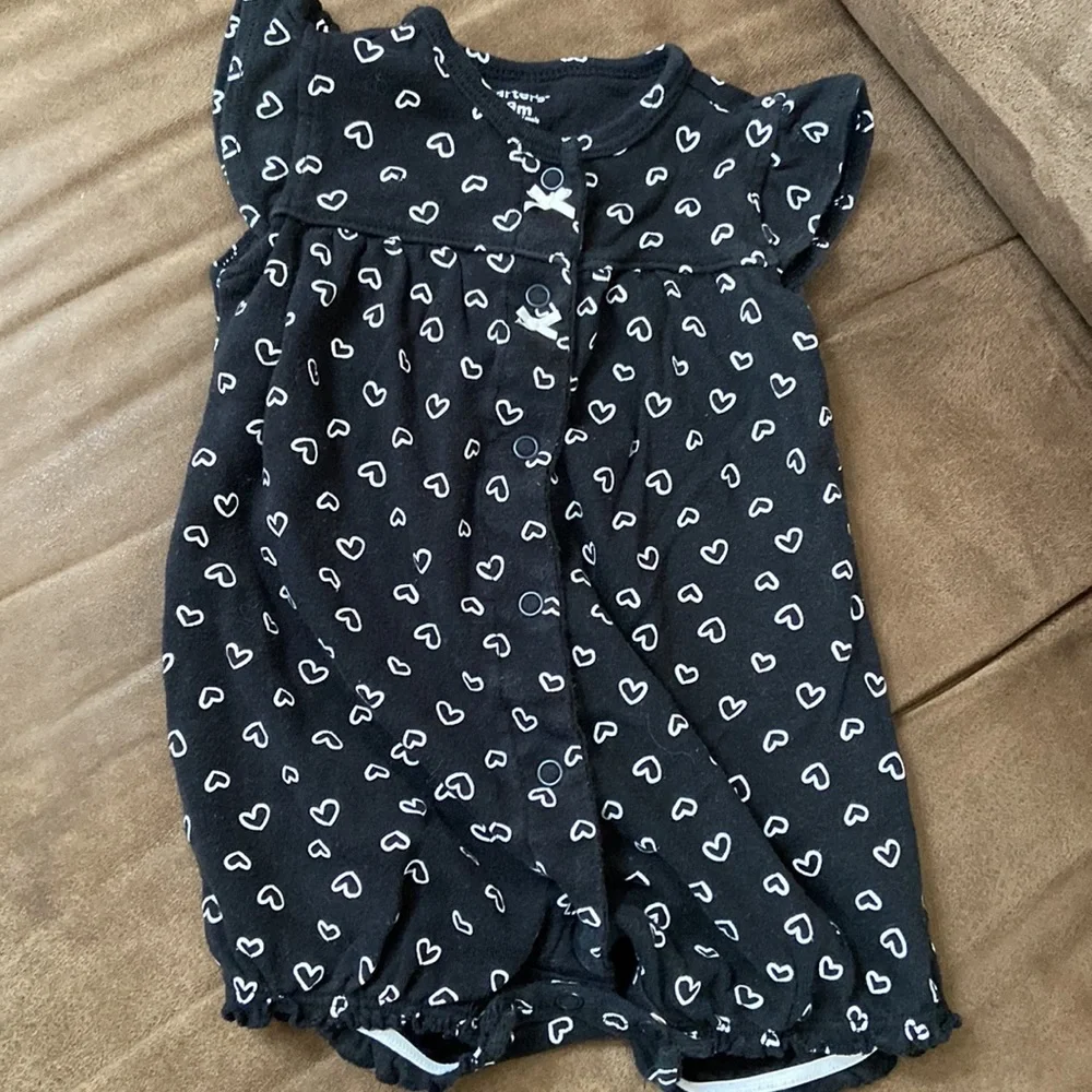 Carter’s Snap Front Romper Panda Bear Bum 9M